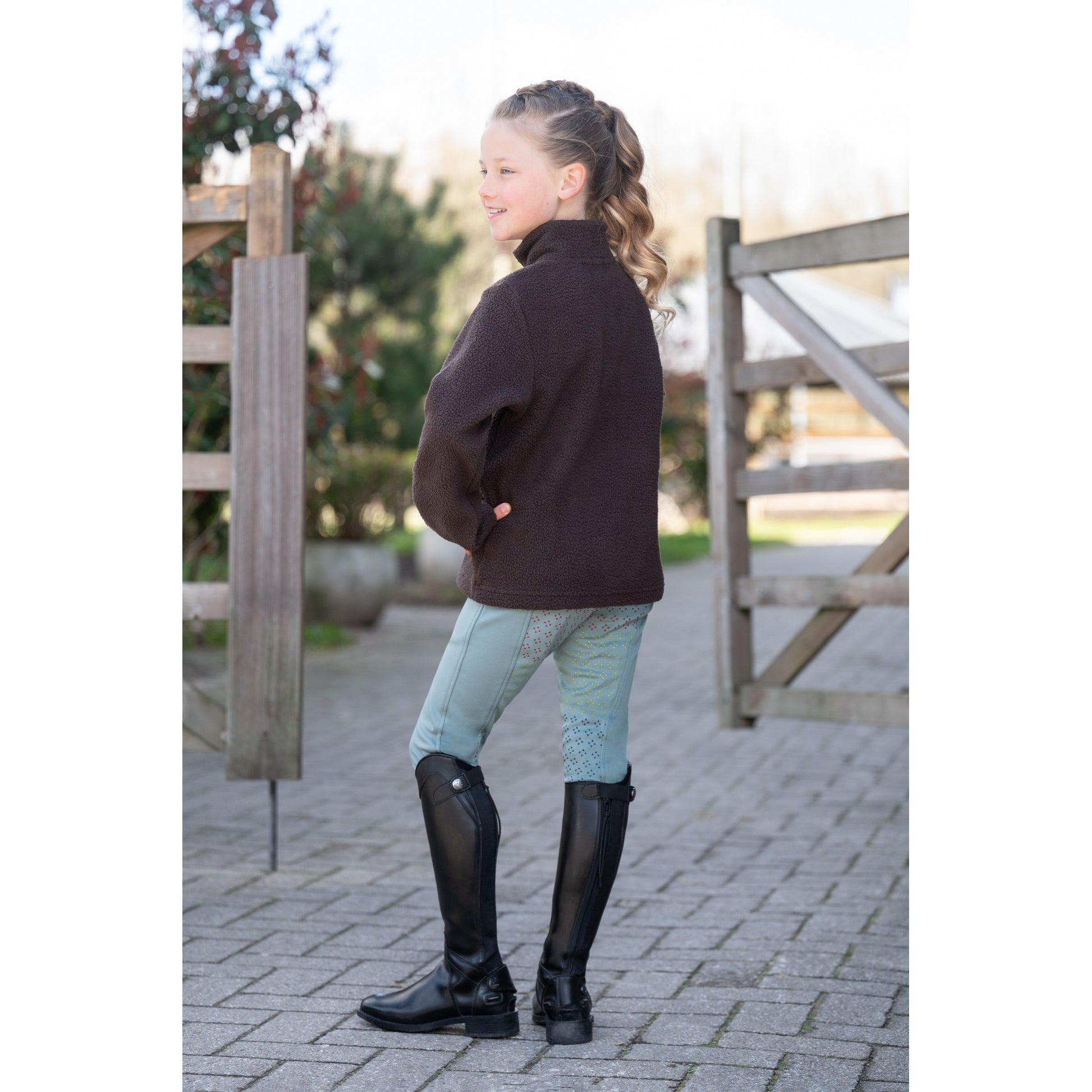 HKM Kids Mia Silicone Full Seat Riding Breeches