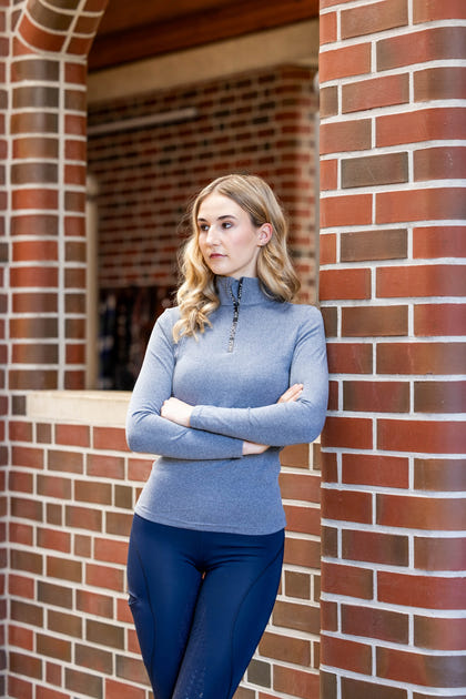 HKM Ladies Melange Supersoft II Functional Shirt