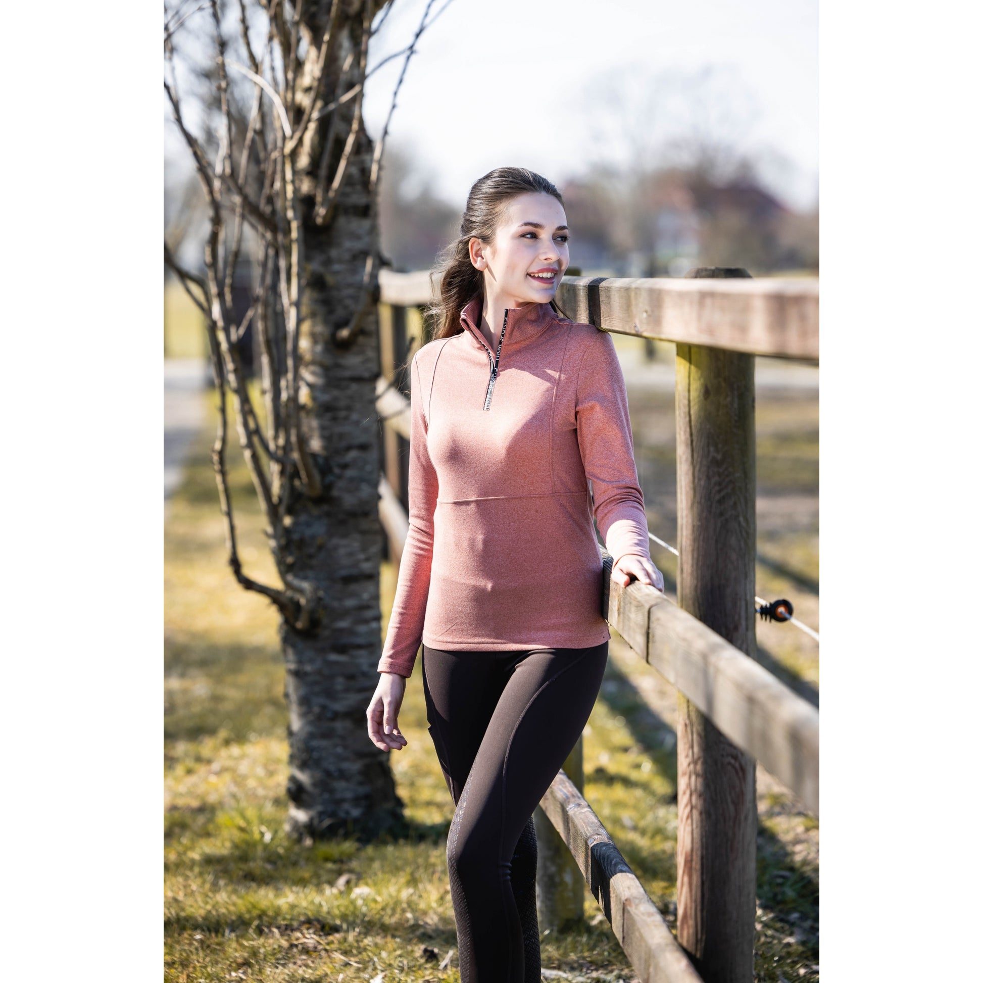 HKM Ladies Melange Supersoft II Functional Shirt