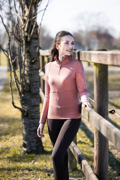 HKM Ladies Melange Supersoft II Functional Shirt