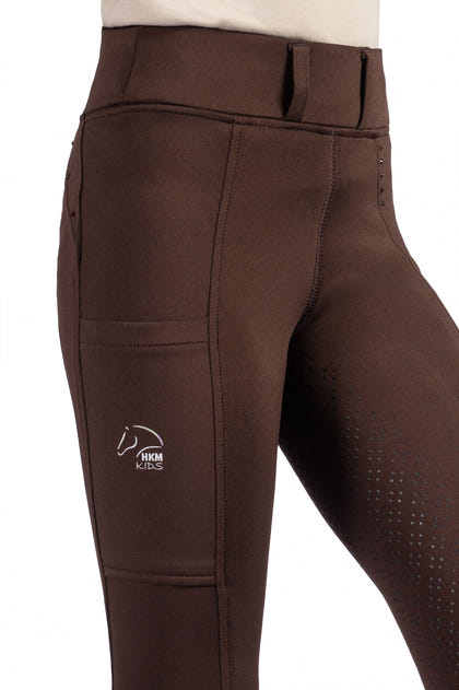HKM Kids Lana II- Style Silicone Full Seat Riding Leggings