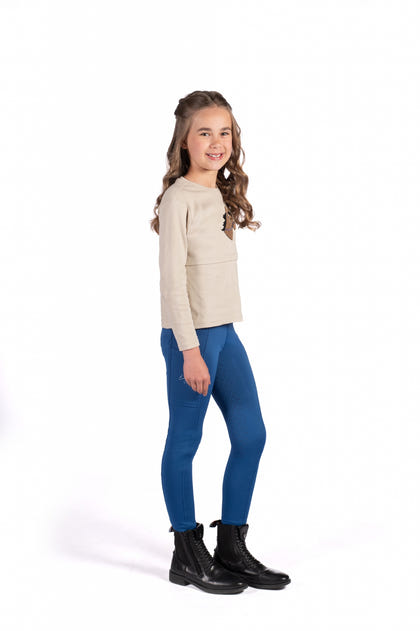 HKM Kids Lana II- Style Silicone Full Seat Riding Leggings