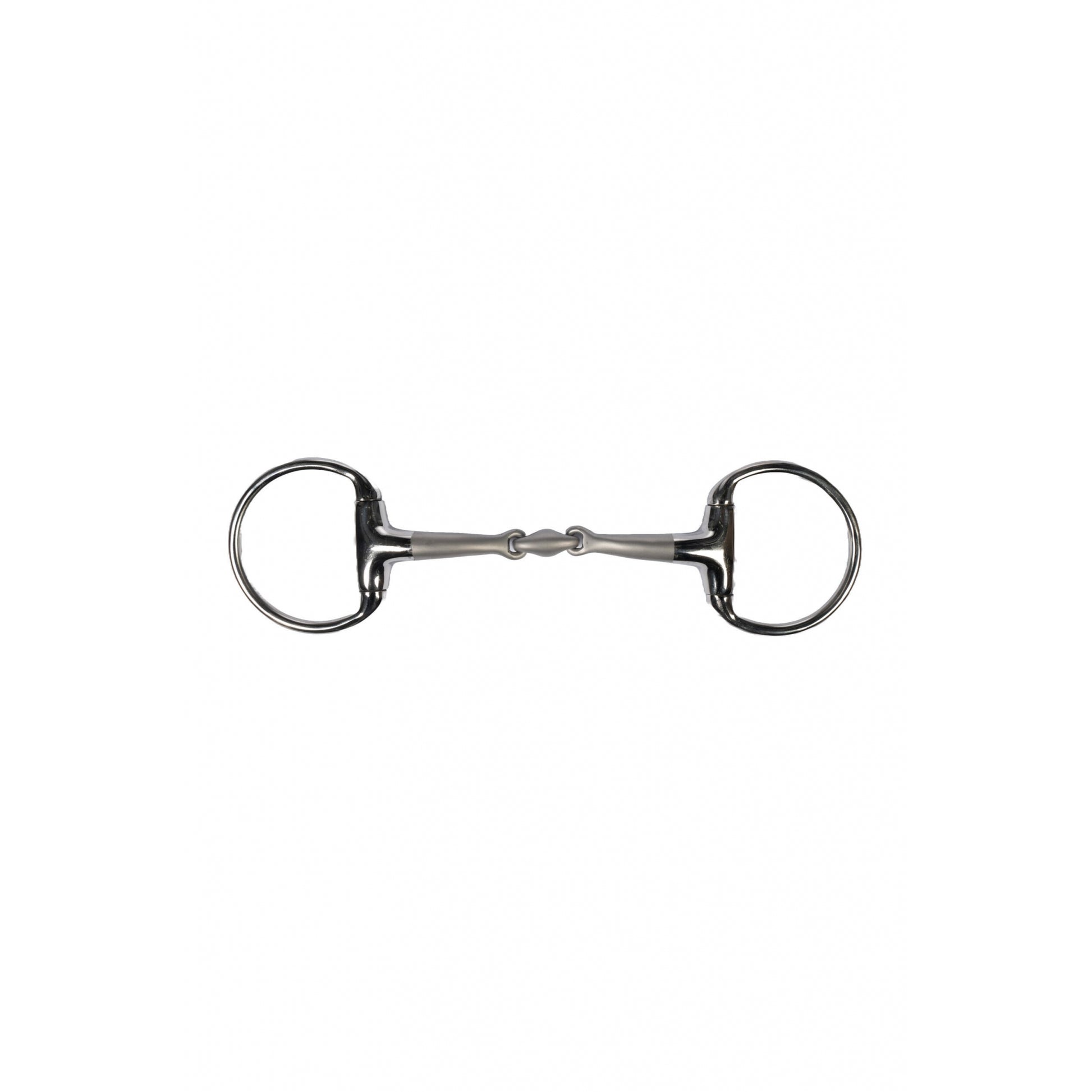 HKM 14mm Eggbutt Snaffle + Lozenge Soft Touch
