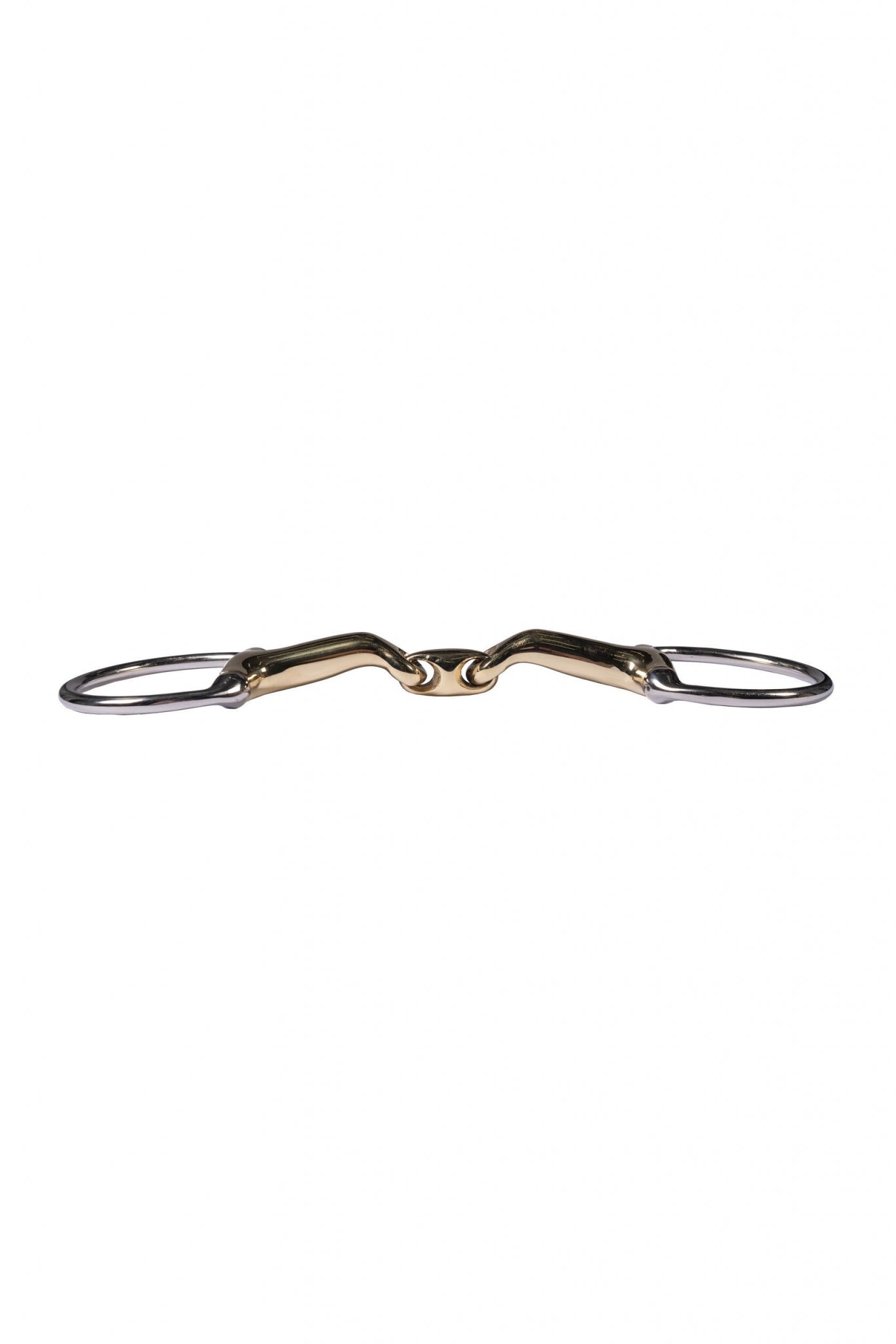 HKM 14mm Eggbutt Snaffle + Lozenge -High Curve