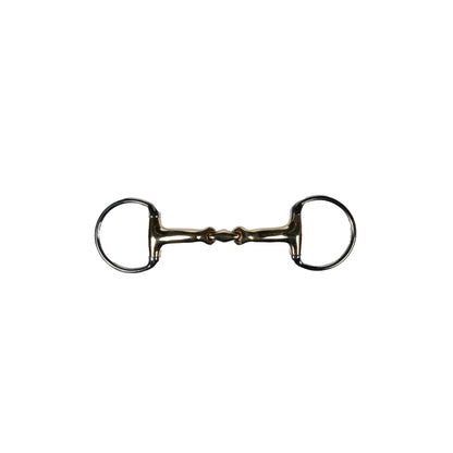 HKM 14mm Eggbutt Snaffle + Lozenge -High Curve
