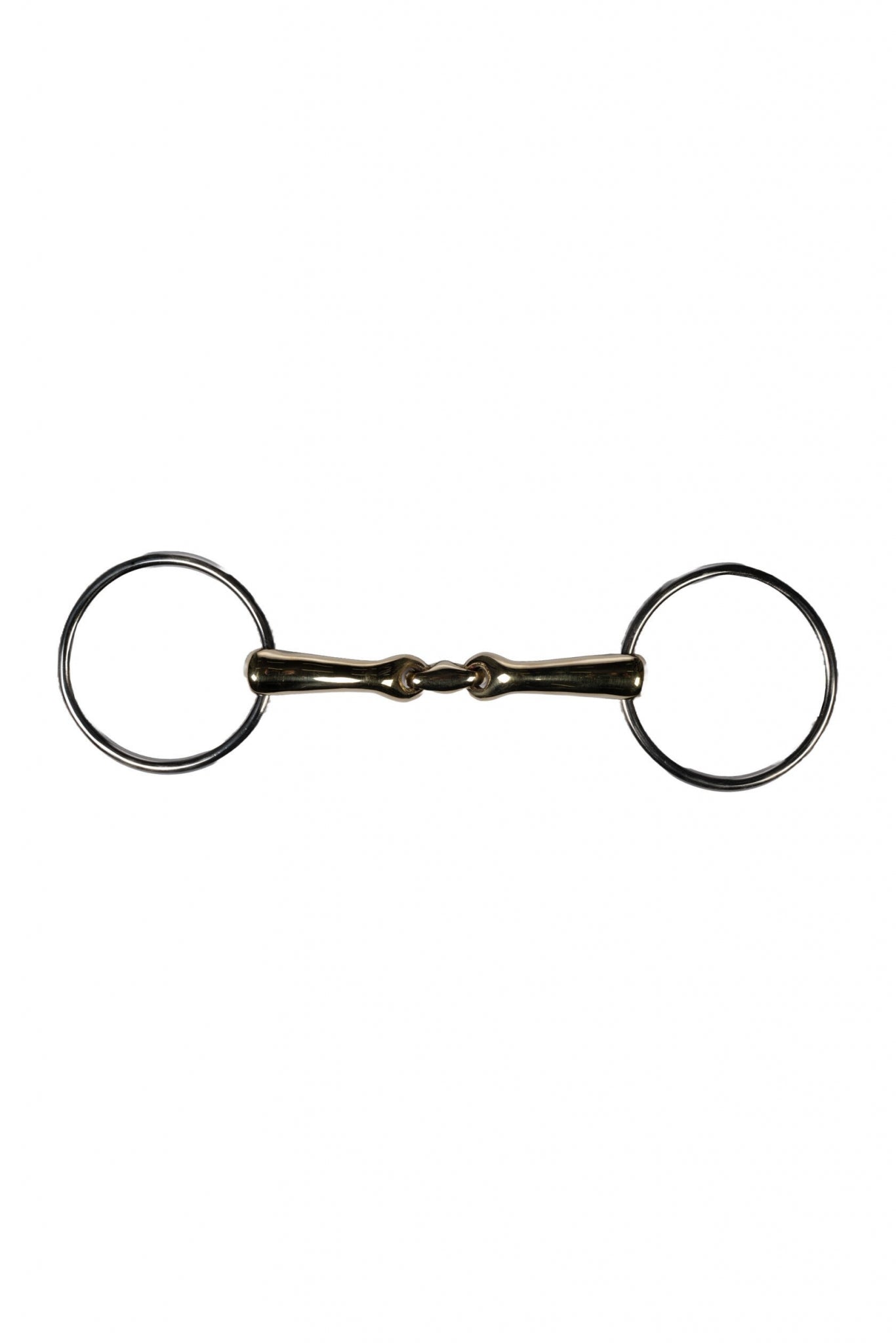 HKM 14mm High Curve Loose Ring Snaffle + Lozenge