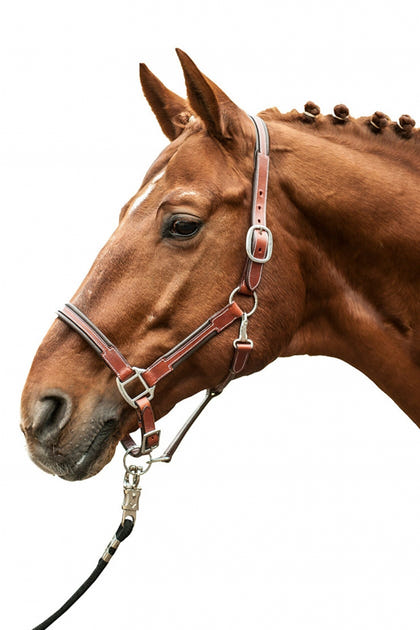 HKM Soft Leather Head Collar