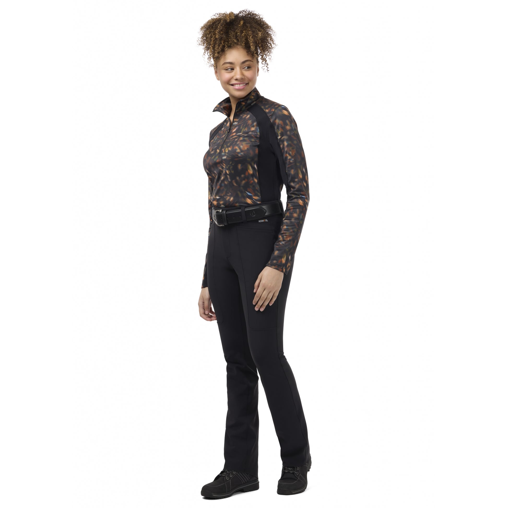 Kerrits Traverse Quarter Zip Fleece Tech Top