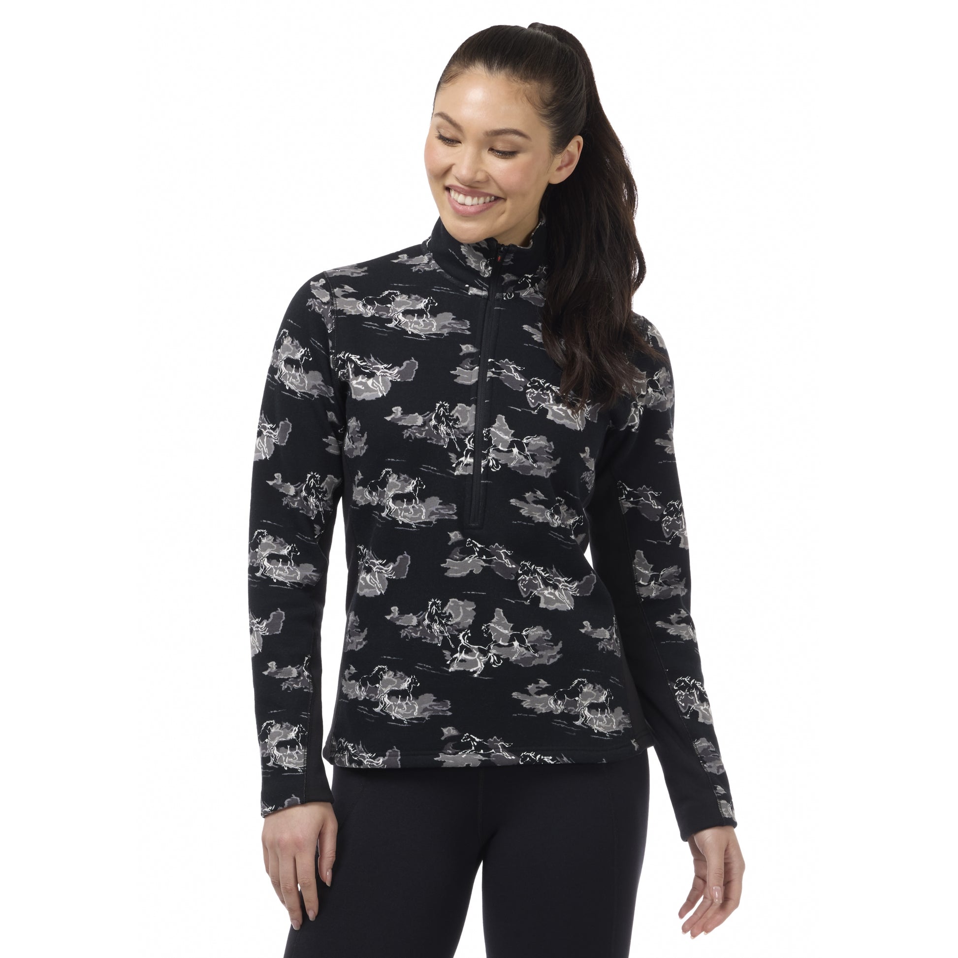 Kerrits Soft Haven Plush Fleece Half Zip Top