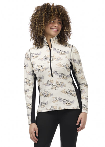 Kerrits Soft Haven Plush Fleece Half Zip Top