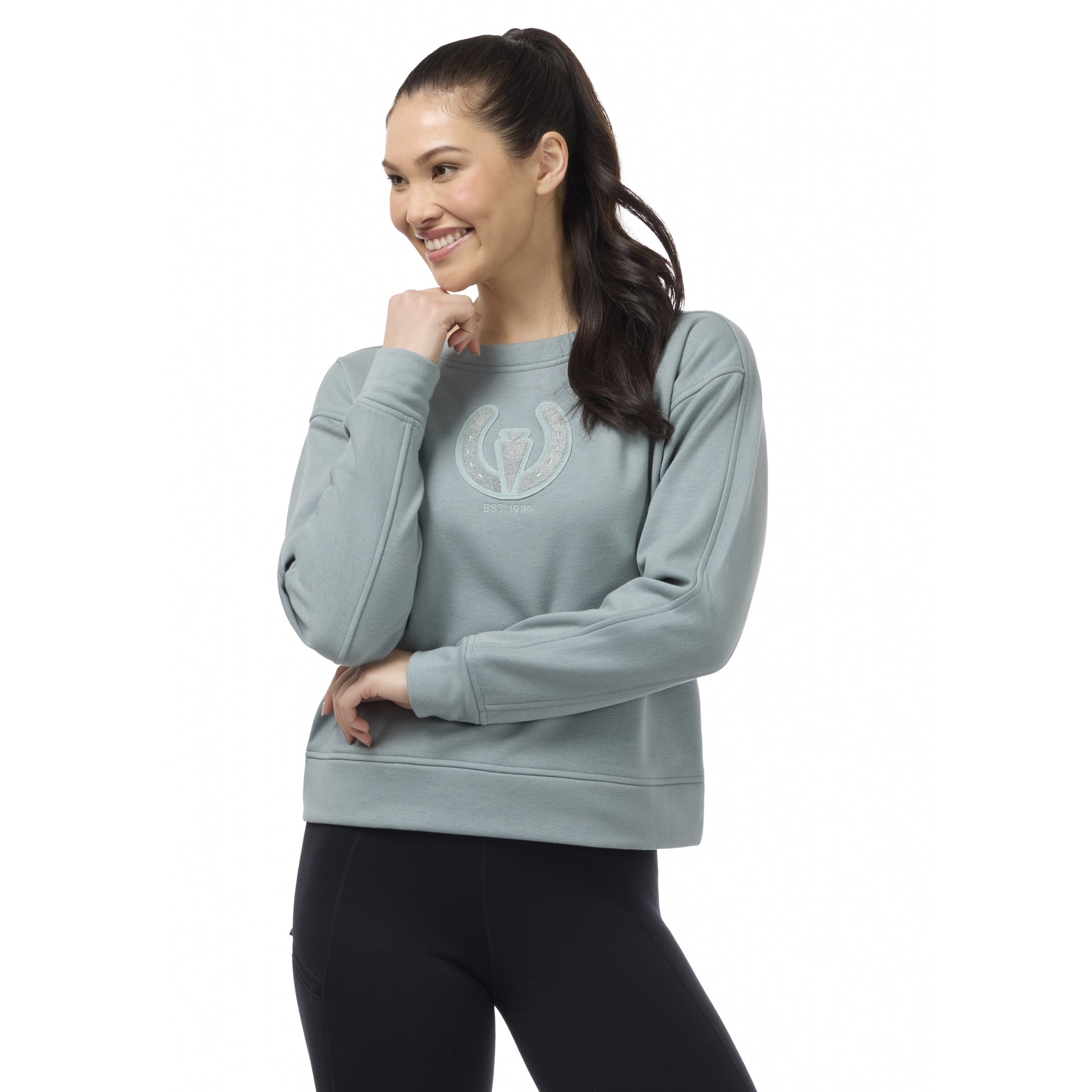 Kerrits Cozy Crest Plush Fleece Sweatshirt