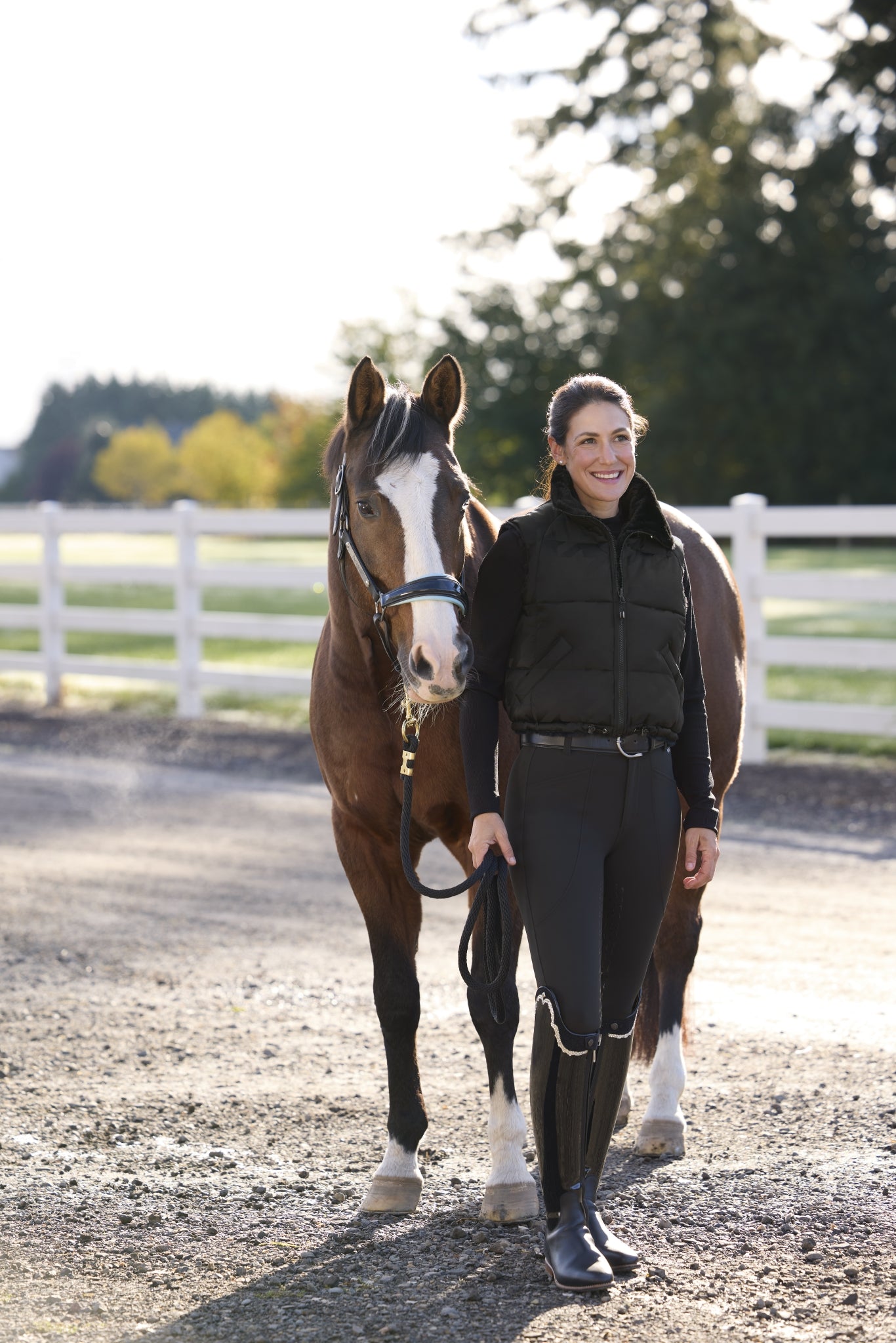 Kerrits Skyline Houndstooth Reversible Vest