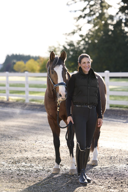 Kerrits Skyline Houndstooth Reversible Vest