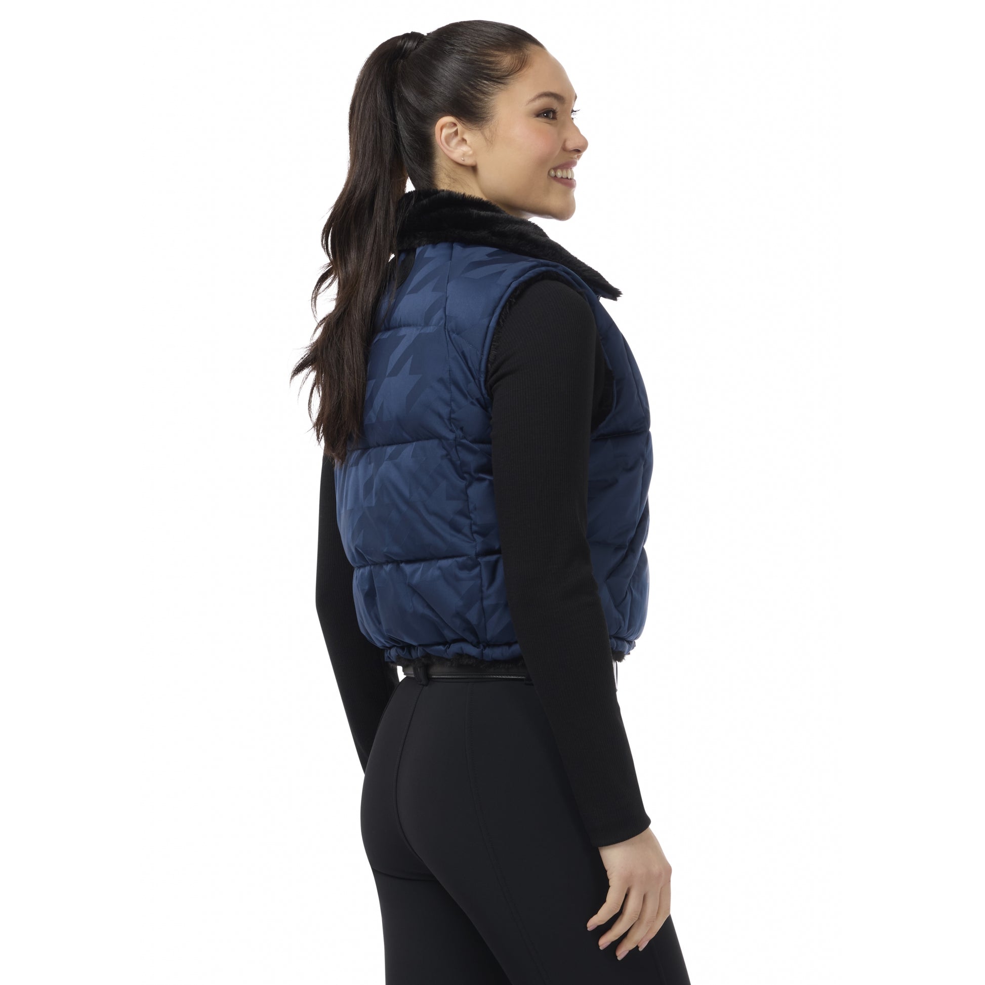Kerrits Skyline Houndstooth Reversible Vest