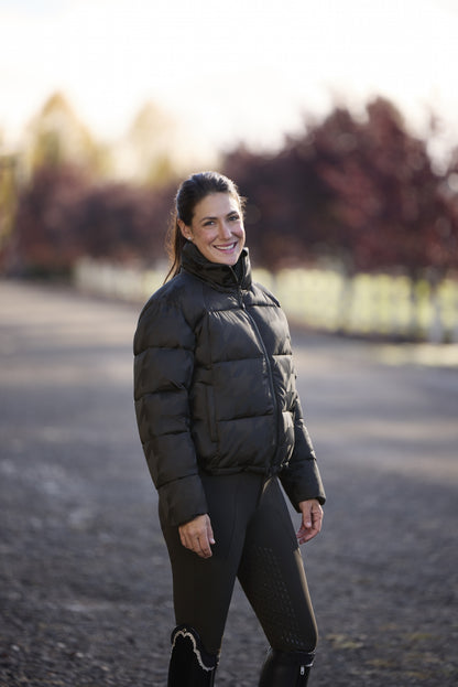 Kerrits Skyline Houndstooth Puffer Jacket