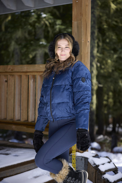 Kerrits Skyline Houndstooth Puffer Jacket