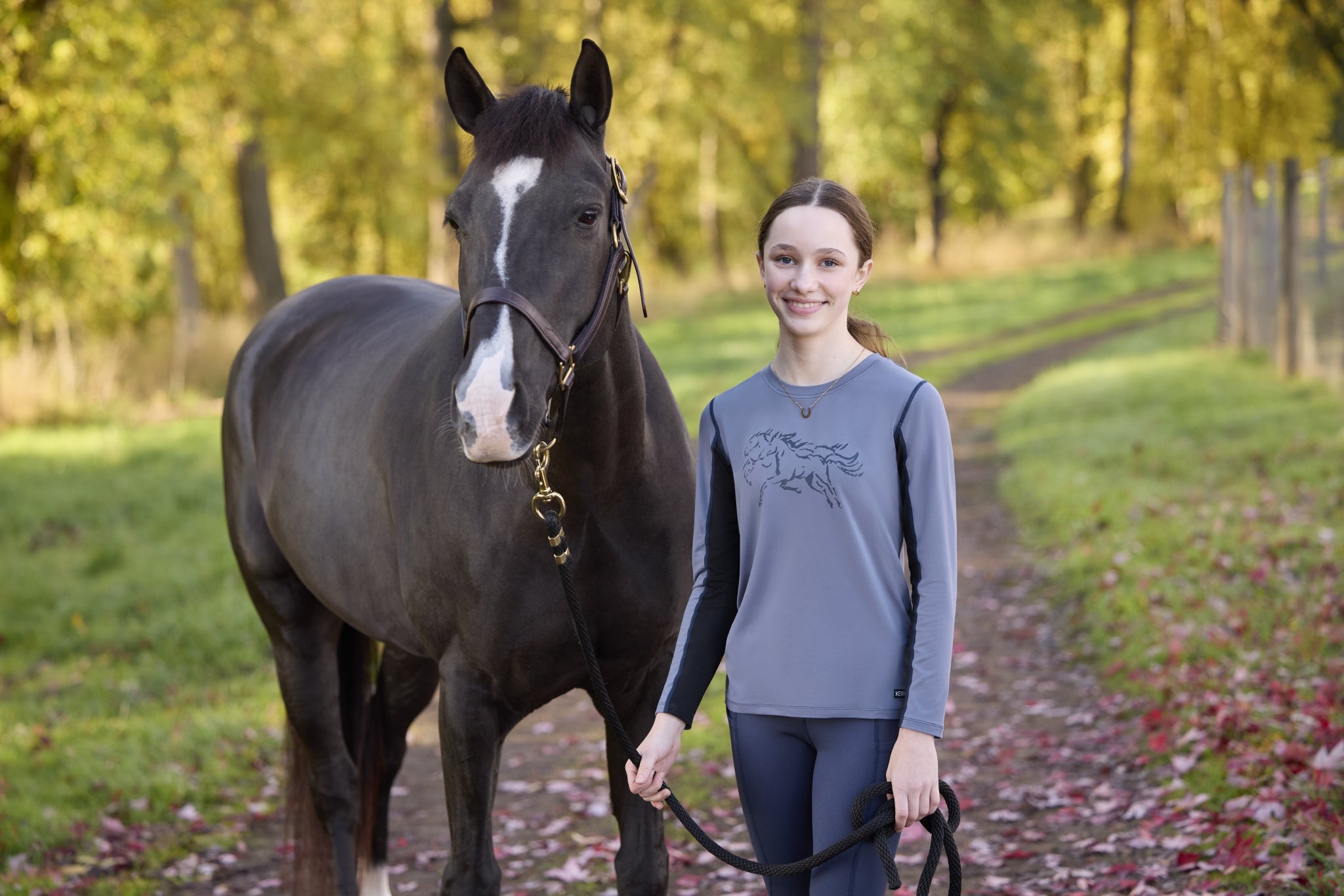 Kerrits Kids Giddy Up Base Layer Top