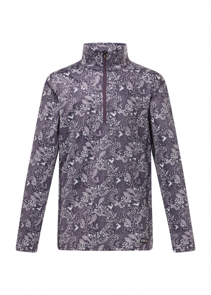 Kerrits Kids Traverse Quarter Zip Fleece Tech Top