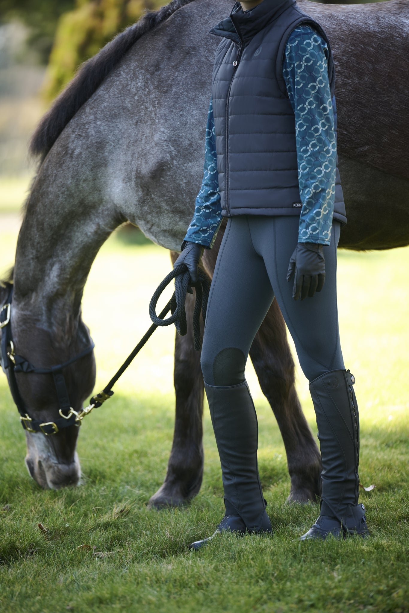 Kerrits Kids Traverse Quarter Zip Fleece Tech Top