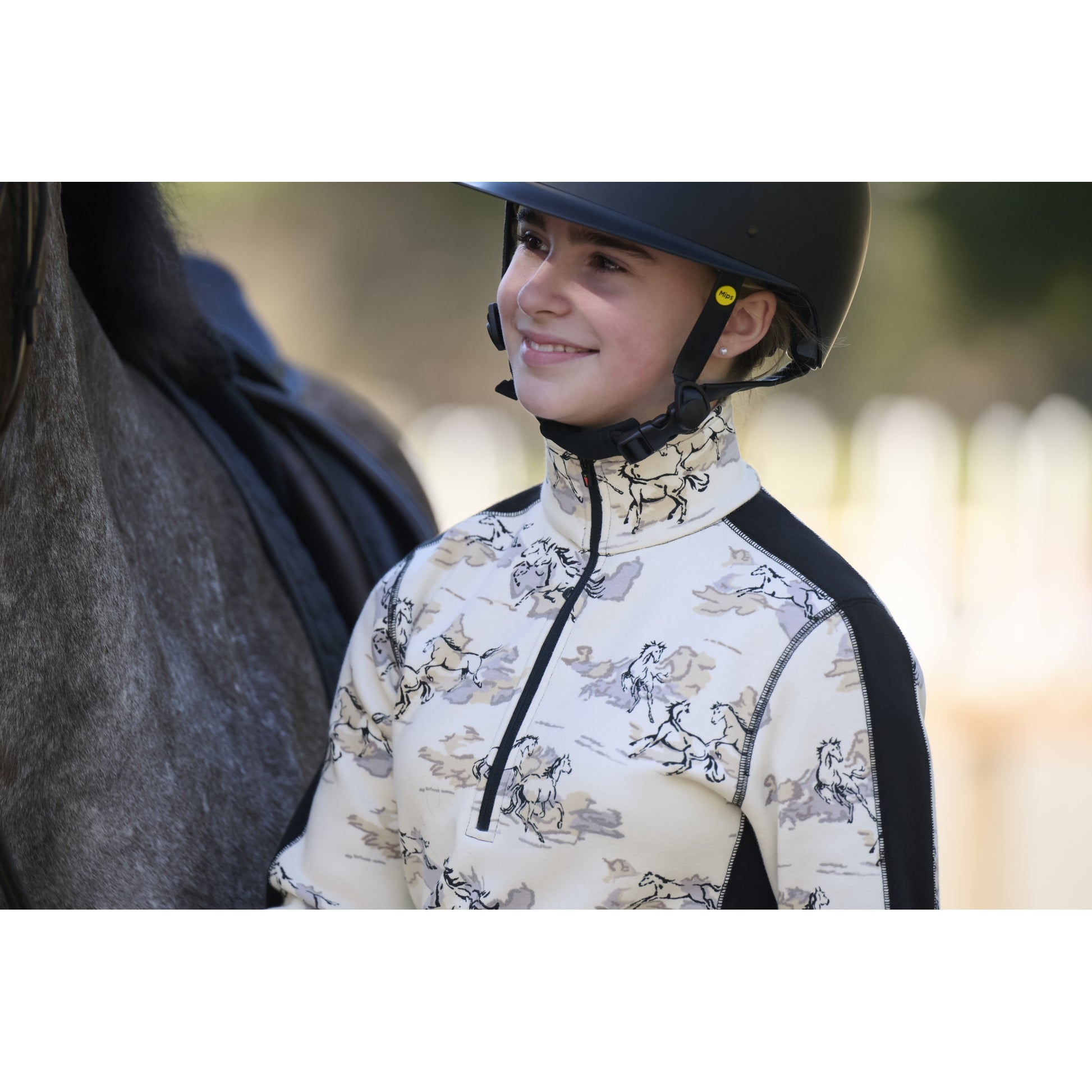 Kerrits Kids Soft Haven Plush Fleece Half Zip Top