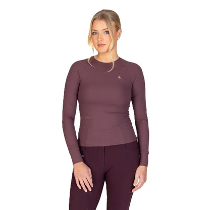 Aubrion Equestrian Ribbed Long Sleeve Top