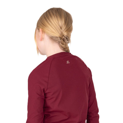 Aubrion Equestrian Youth Ribbed Long Sleeve Top