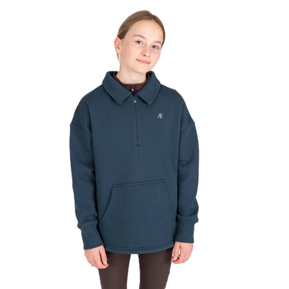 Aubrion Equestrian Youth Quarter Zip Sweater