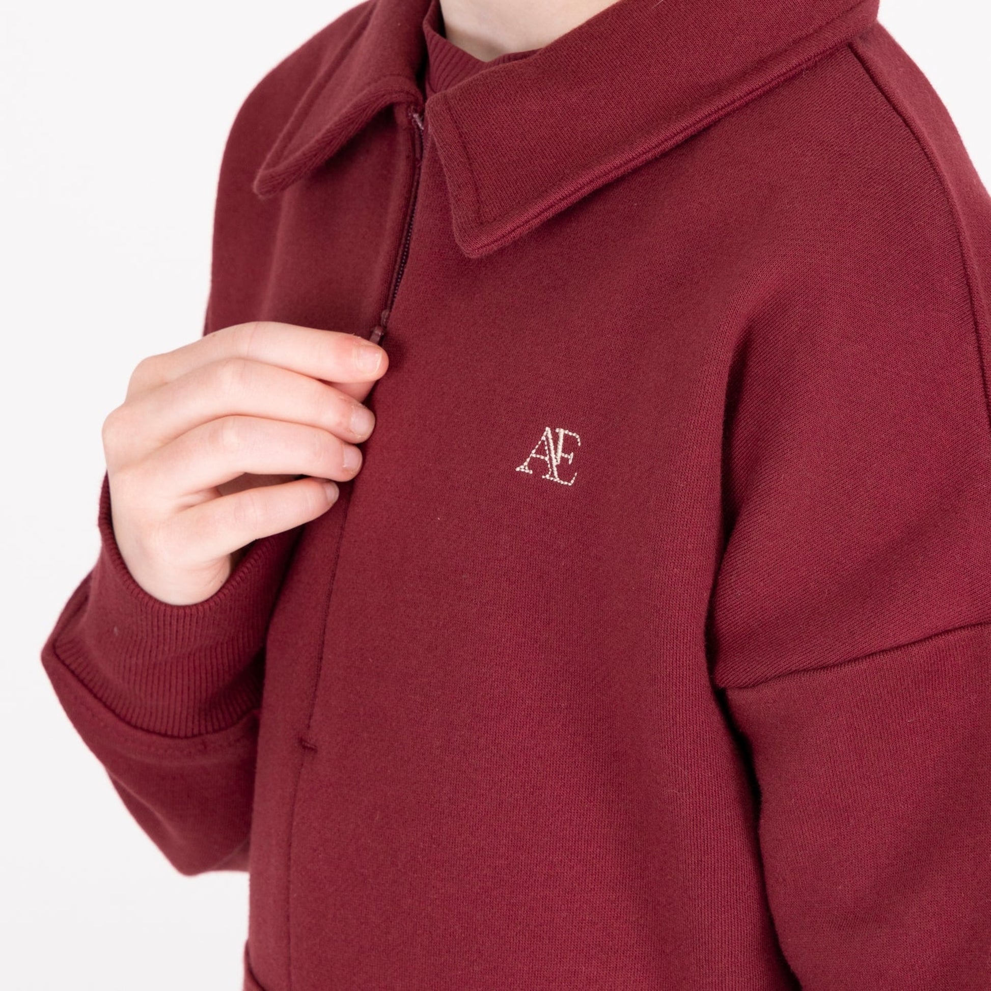 Aubrion Equestrian Youth Quarter Zip Sweater