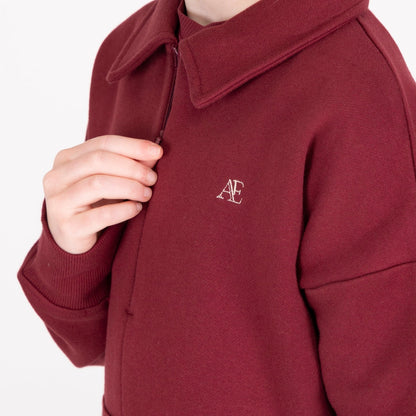 Aubrion Equestrian Youth Quarter Zip Sweater