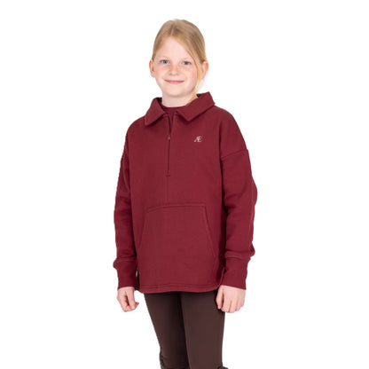 Aubrion Equestrian Youth Quarter Zip Sweater