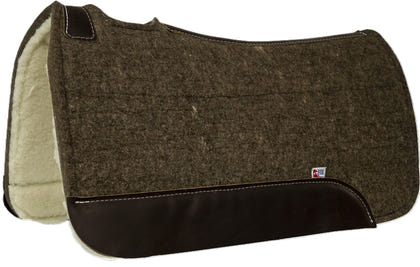 Mustang Premium Pressed Wool Contoured Pad