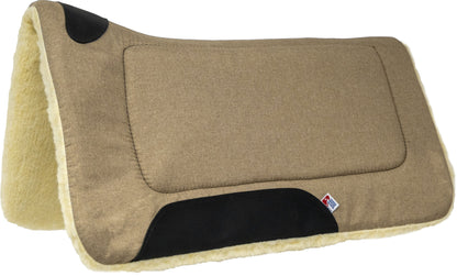 Mustang Brushed Denim Contour Jr Saddle Pad