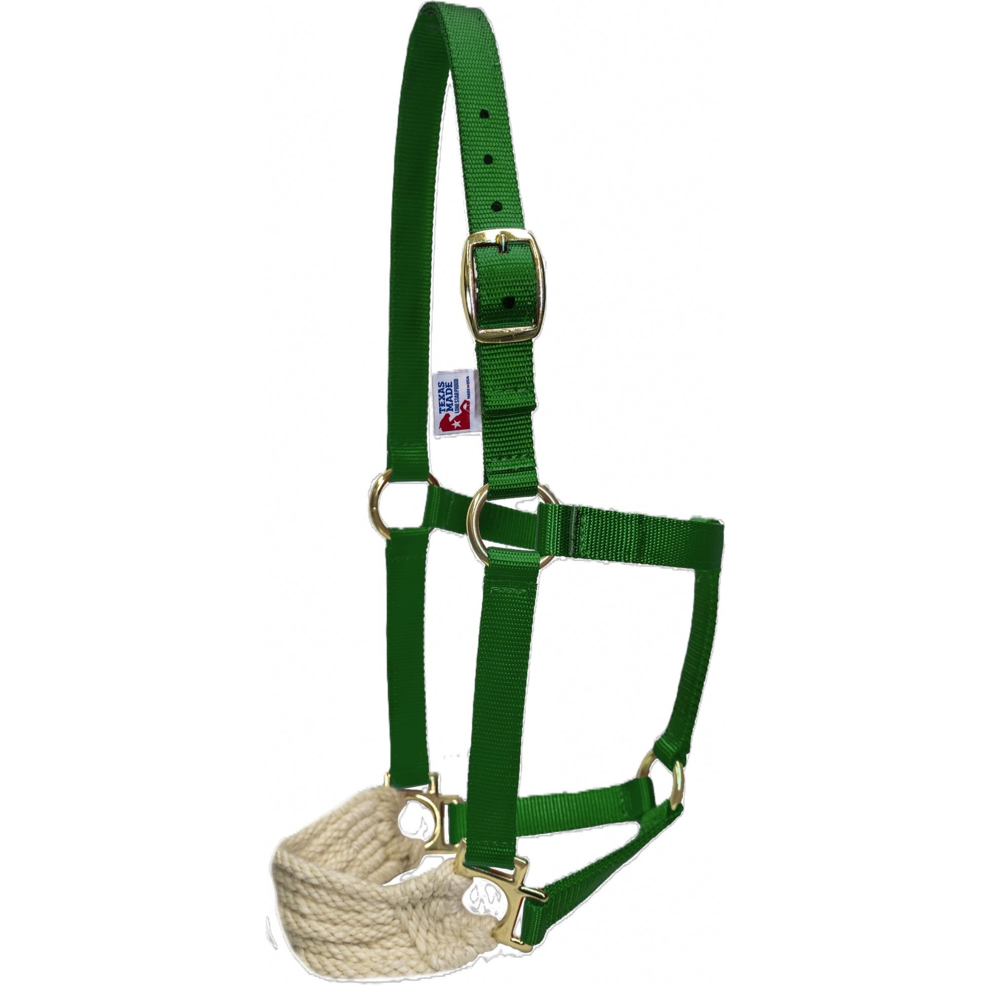Mustang Nylon Halter with Mohair Bronc Nose