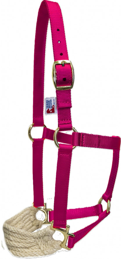 Mustang Nylon Halter with Mohair Bronc Nose