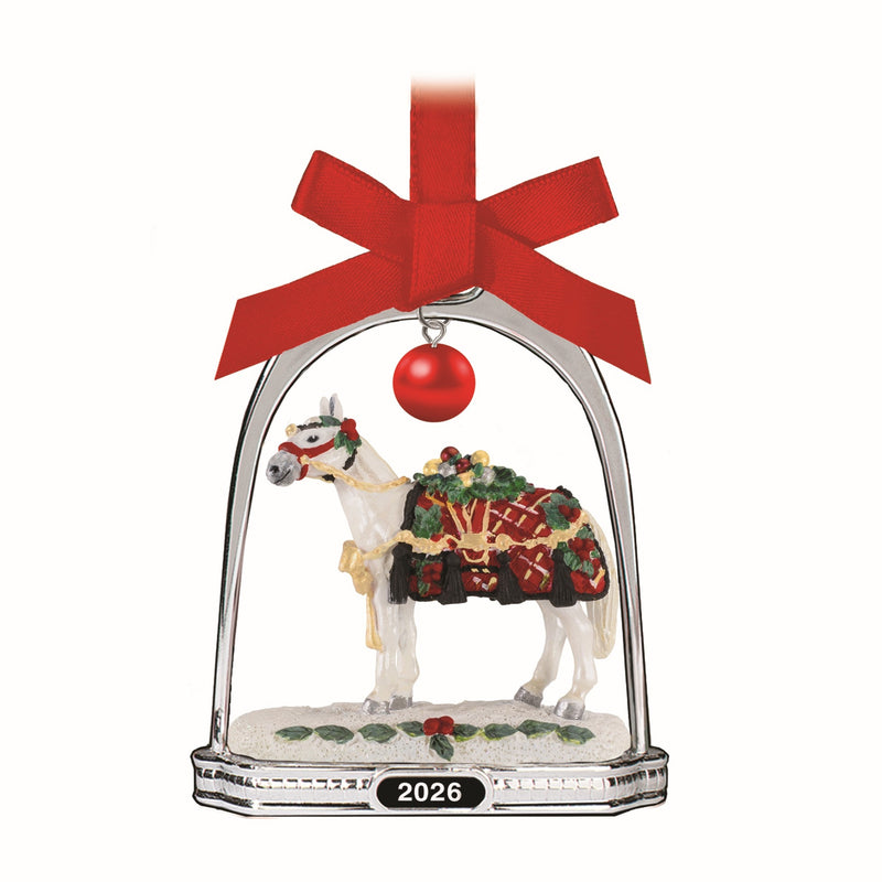 Breyer 2026 Stirrup Ornament - Holiday Homecoming