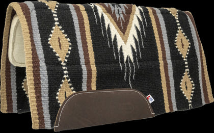 Mustang Del Rio Saddle Pad with Pressed Wool Spine Relief