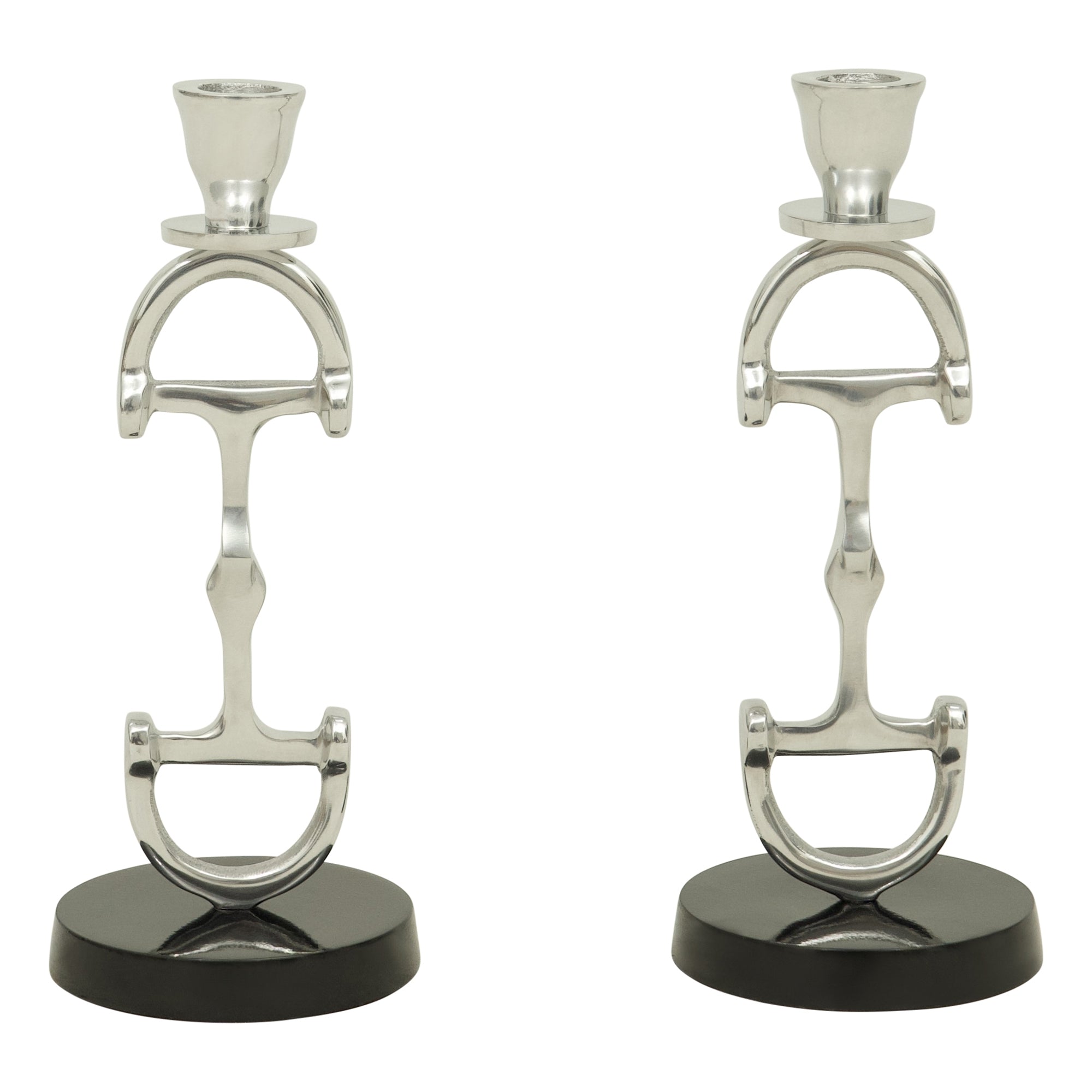 Huntley Equestrian D Bit Candlesticks