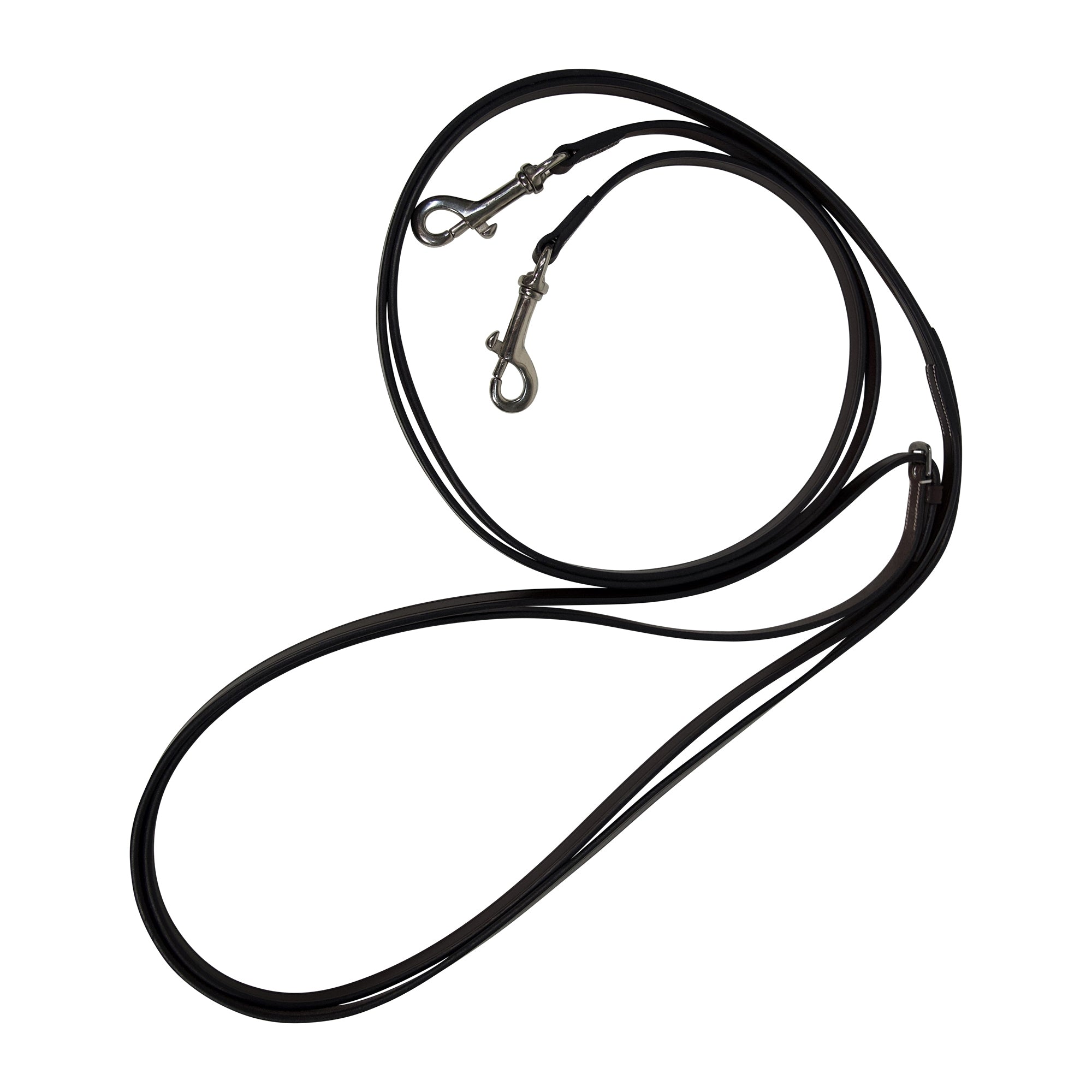 Huntley Equestrian Sedgwick Leather Draw Reins With Snap Ends