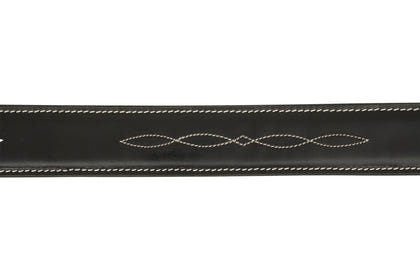 Huntley Equestrian Ladies Fancy Stitched 1.5" Wide Belt