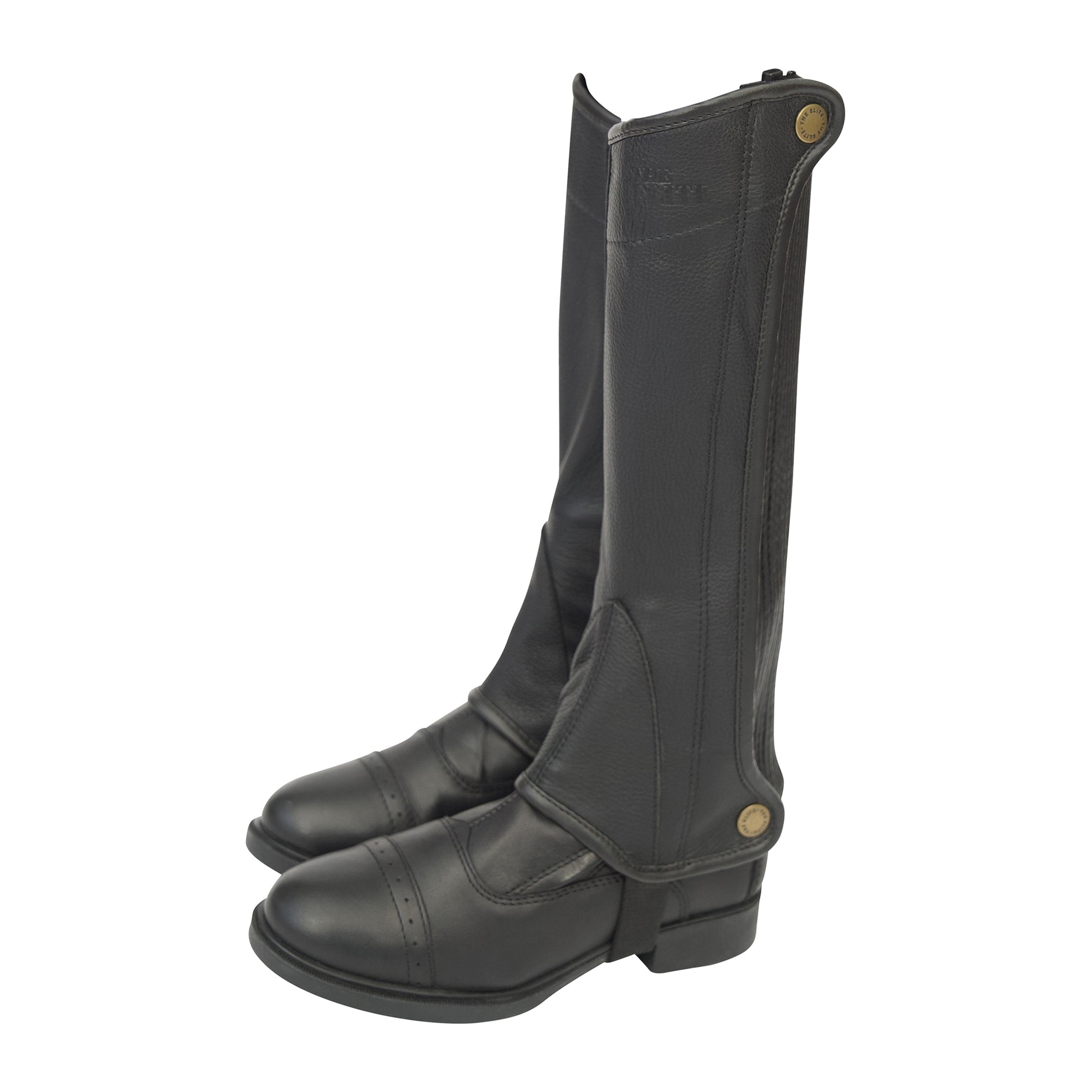 Grand Prix Kids Elite Leather Half Chaps
