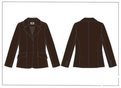 Grand Prix Ladies EQJ 3 Button NY Tech Show Coat