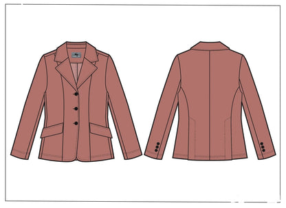 Grand Prix Ladies EQJ 3 Button NY Tech Show Coat