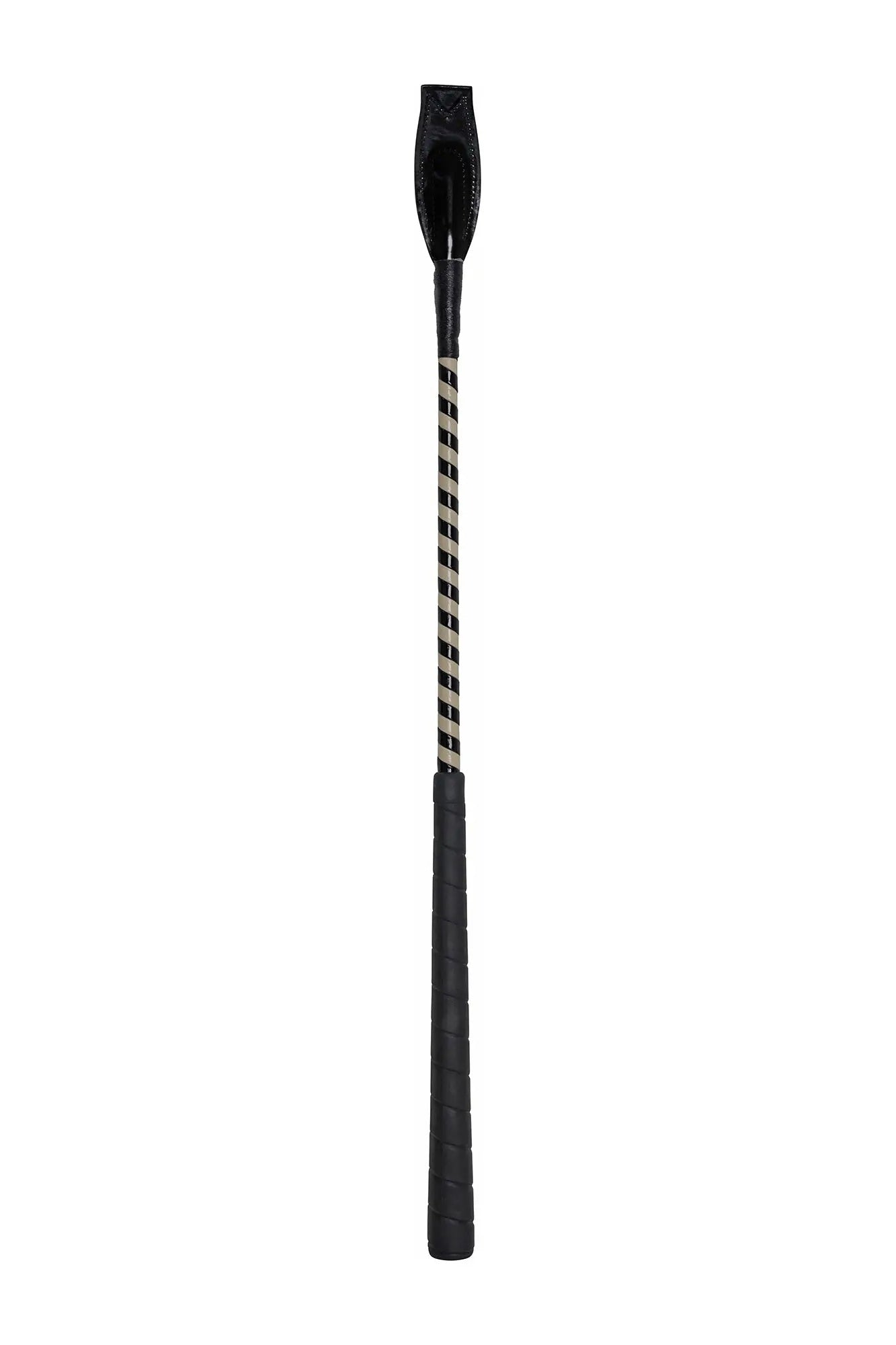 Huntley Equestrian Jumper Whip Two Tone Patent Cover