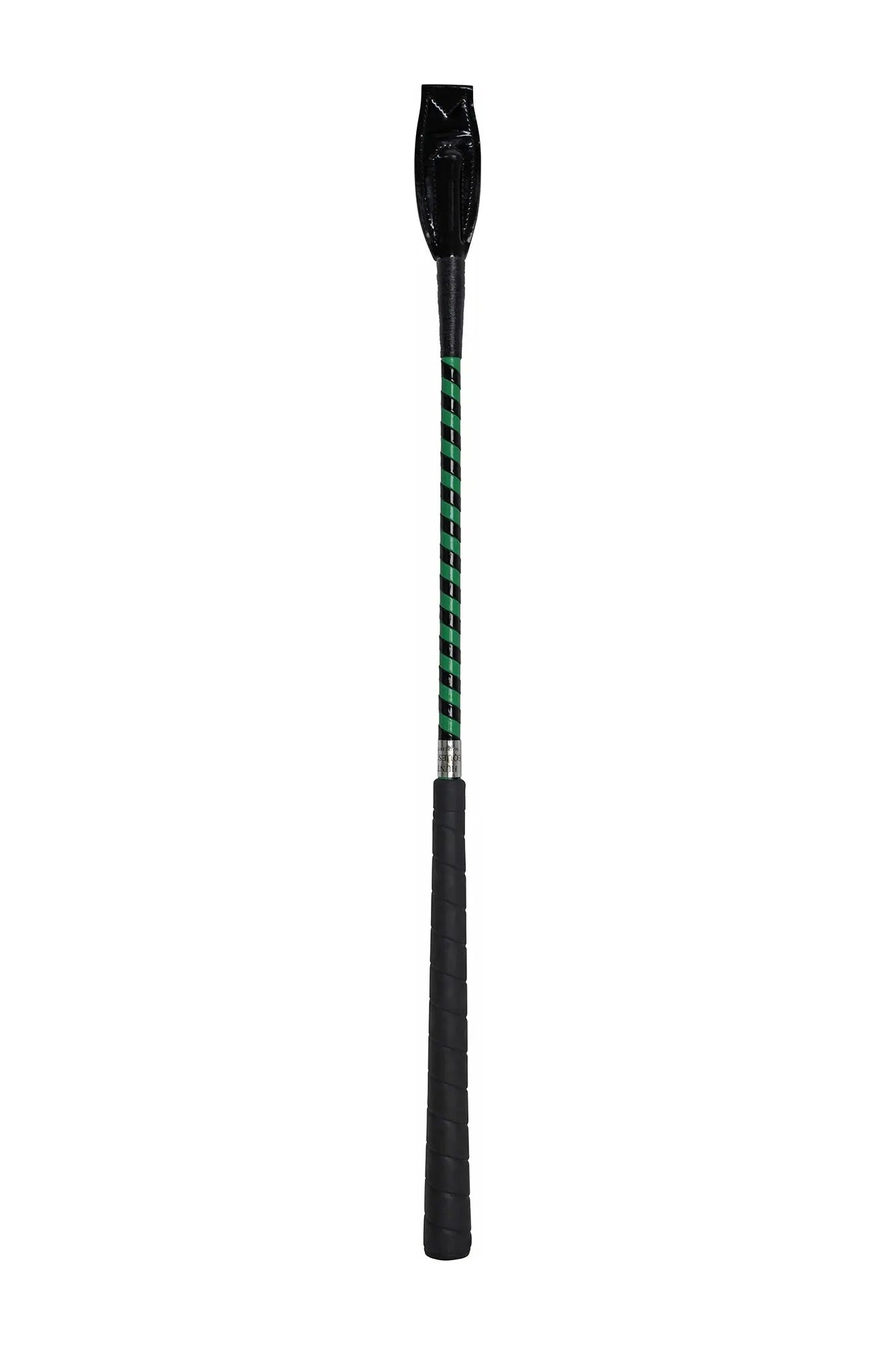 Huntley Equestrian Jumper Whip Two Tone Patent Cover