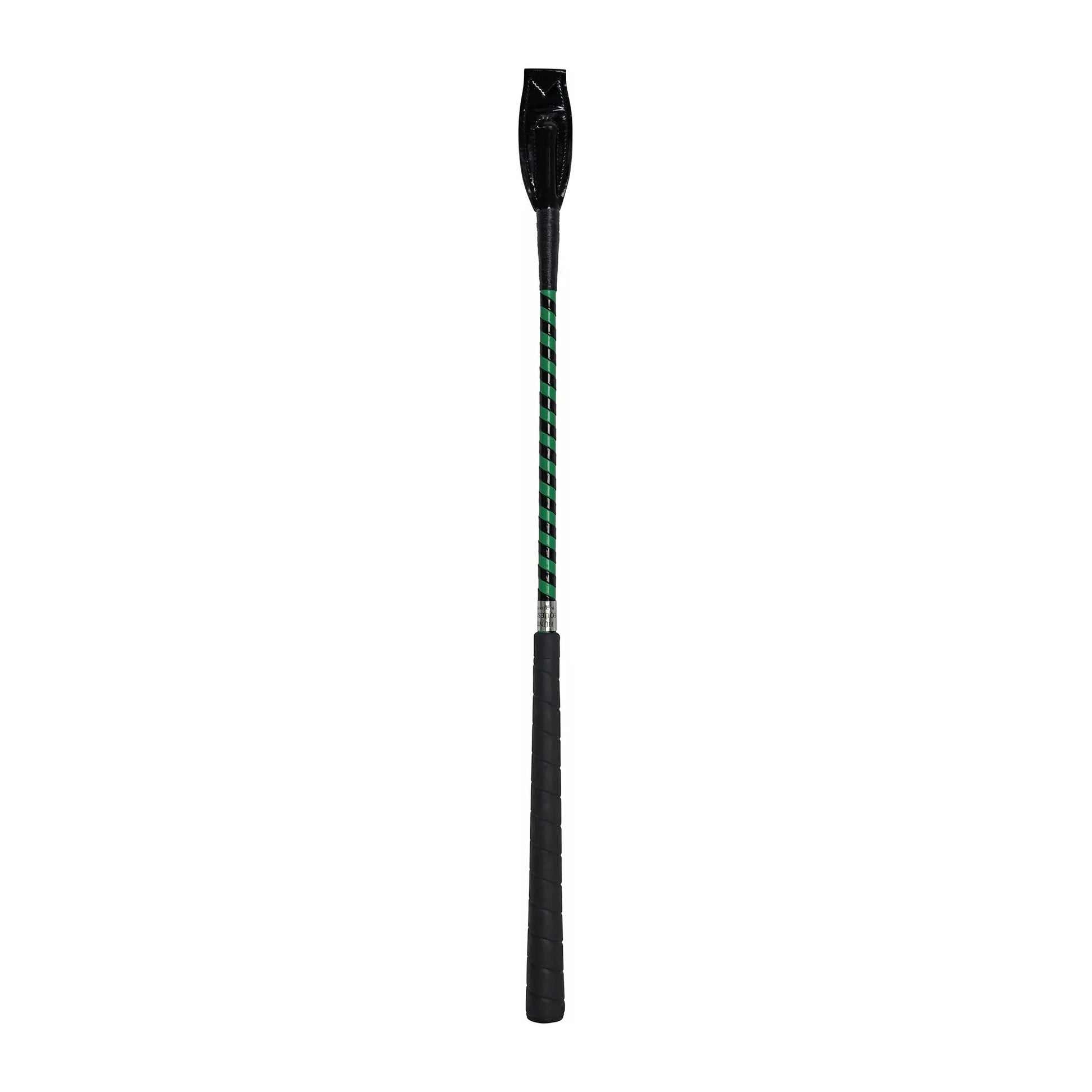 Huntley Equestrian Jumper Whip Two Tone Patent Cover