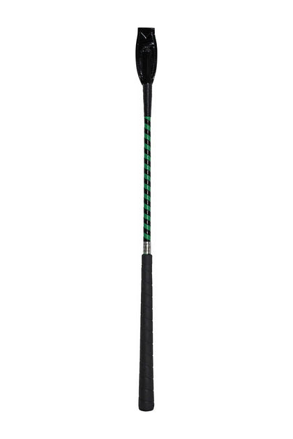 Huntley Equestrian Jumper Whip Two Tone Patent Cover