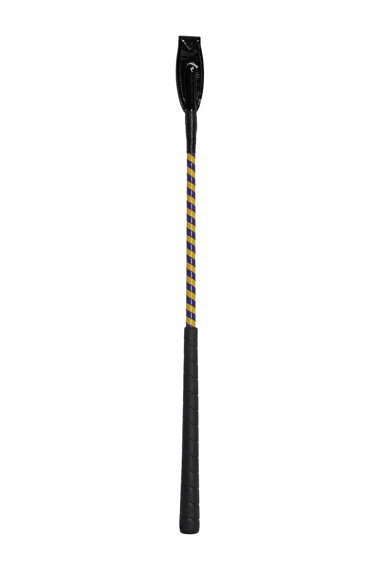 Huntley Equestrian Jumper Whip Two Tone Patent Cover