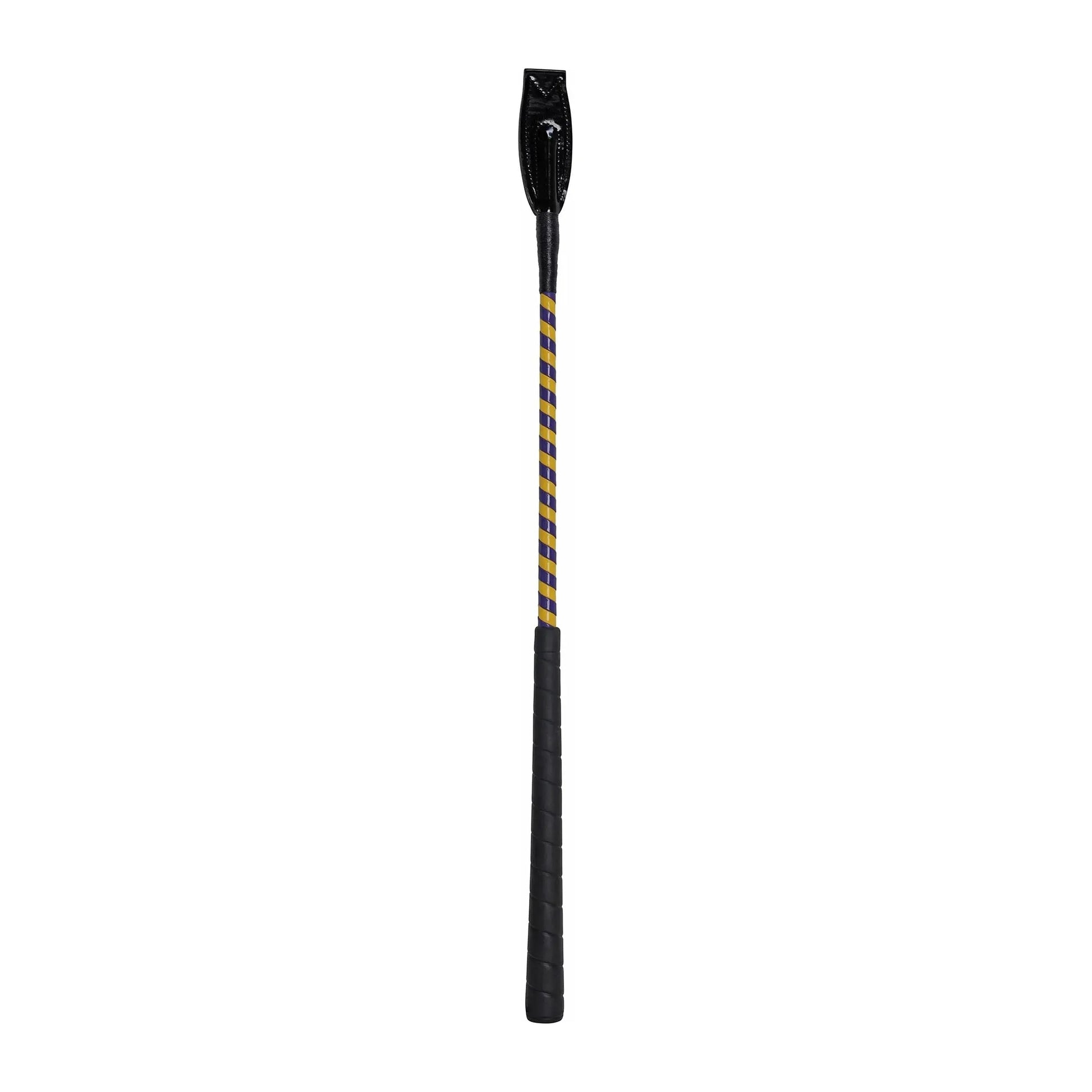 Huntley Equestrian Jumper Whip Two Tone Patent Cover