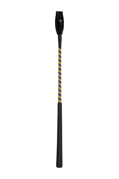Huntley Equestrian Jumper Whip Two Tone Patent Cover