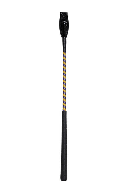 Huntley Equestrian Jumper Whip Two Tone Patent Cover